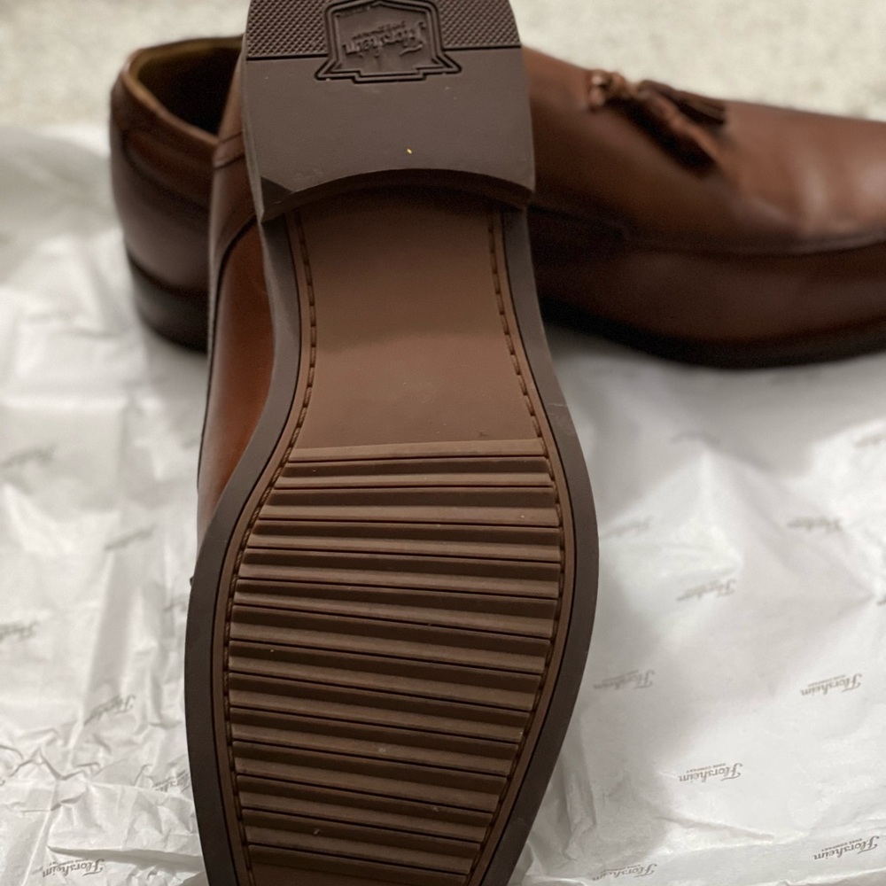 Florsheim Rucci Tassel Loafers - Cognac Leather - Men’s 10.5 M